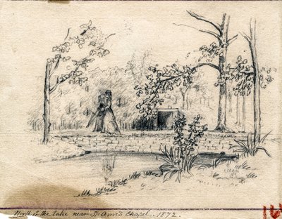 Järvi lähellä Shell -kappelia tekijältä Maurice Schnell